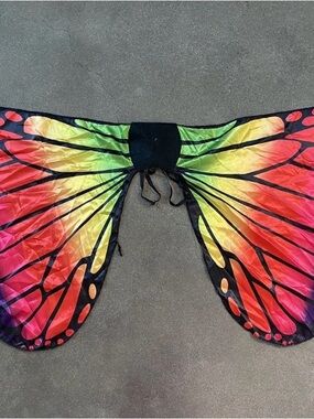 Rainbow Butterfly Wings Halloween 🎃 Costume